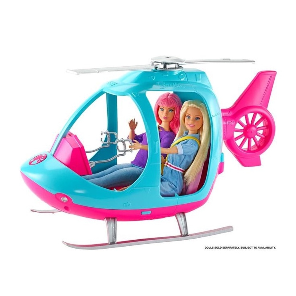💕 Mattel Barbie Dreamhouse Adventures Pink & Blue Helicopter - Picture 2 of 16